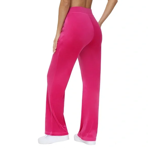 Juicy Couture Pink Velour Tracksuit- M - Picture 9 of 10